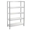 5 Tier Stainless Steel Solid Storage Shelf